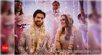 JUST MARRIED! Varun & Natasha tie the knot