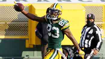Aaron Rodgers connects with Marquez Valdes-Scantling for 50-yard TD vs. Bucs