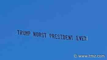 Trump Greeted with Skywriter Banner at Mar-a-Lago, 'Pathetic Loser'