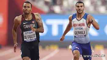 De Grasse fails to advance to 60-metre final at season-opening indoor meet