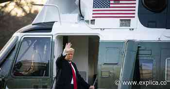 VIDEO: USA.- Trump's first words after leaving the White House: 'We will do something, but not yet' - Explica