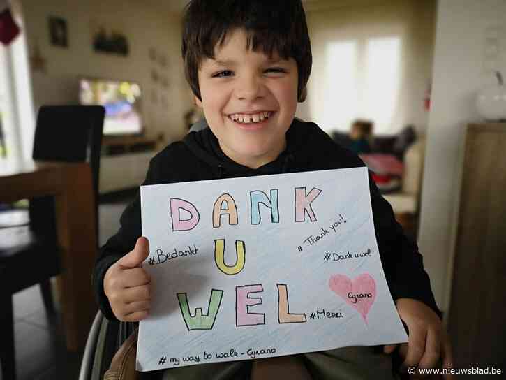 Honderden West-Vlamingen smullen van ontbijtmanden om Cyrano (12) te helpen wandelen: “Raadsel waarom hij niet kan stappen”