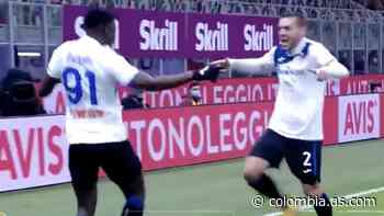 El gol de Duván Zapata en el triunfo de Atalanta sobre Milan - AS Colombia