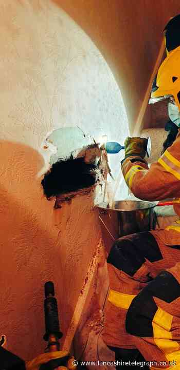 Blackburn firefighters called to fireplace blaze