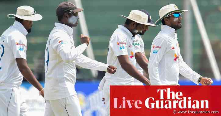England chasing 164 to win second Test against Sri Lanka – live!