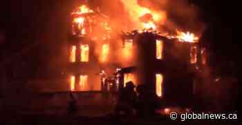 Fire in Colborne destroys historic building and restaurant | Watch News Videos Online - Globalnews.ca