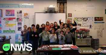 Meester Pat na quarantaine opnieuw voor zijn klas in Edegem: "Heel blij dat ik de kinderen terug kan zien" - VRT NWS