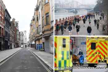 Google mobility data shows London in Covid lockdown