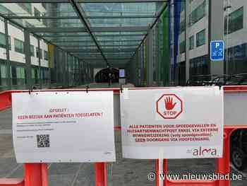 Vanaf woensdag geen bezoek meer toegelaten in AZ Alma