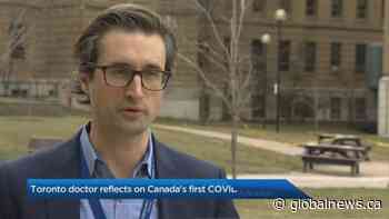 Toronto doctor reflects back on 1st confirmed case of COVID-19