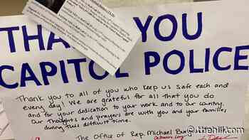 Capitol Police tribute turns political