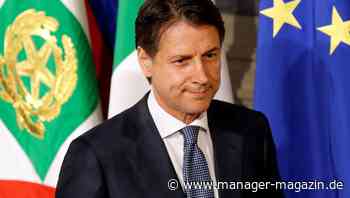 Italiens Ministerpräsident Conte kündigt Rücktritt an