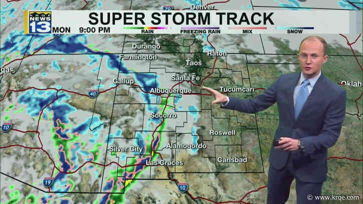 Another winter storm moves into New Mexico overnight