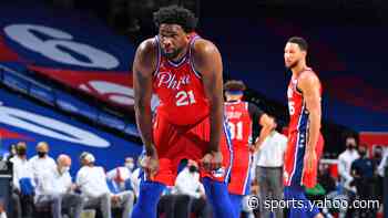 Joel Embiid out with back tightness for finale of Sixers' mini-series against Pistons