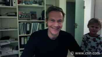 Trivago CEO's son crashes live CNN interview