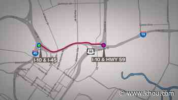 I-10 in downtown Houston reopens after weekend construction - KHOU.com