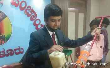 Student working to provide gadget support to farmers in trying times - The Hindu