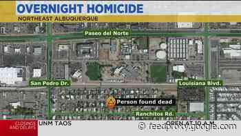 APD investigating another homicide in NE Albuquerque