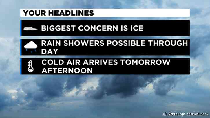 Pittsburgh Weather: Freezing Rain, Possible Icy Conditions