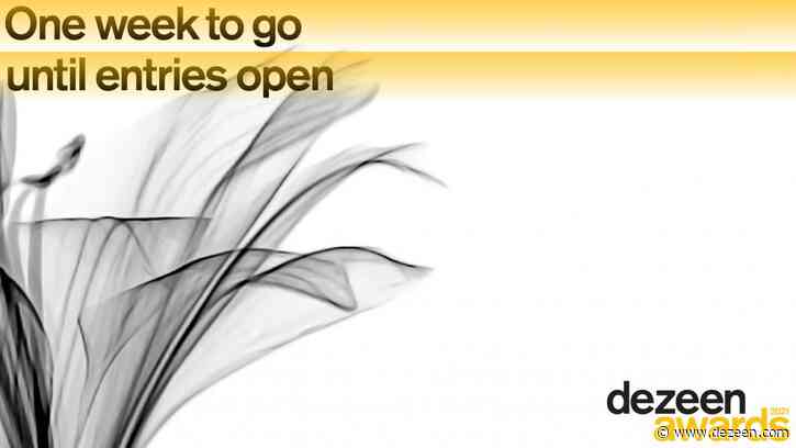 One week to go until entries for Dezeen Awards 2021 open