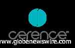 Cerence Appoints Automotive Industry Veteran Sujal Shah as Head of Professional Services - GlobeNewswire
