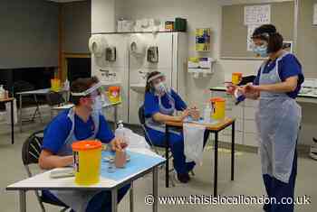 Middlesex University staff train hundreds to carry out Covid vaccinations