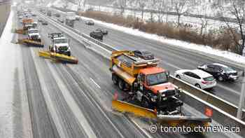 Toronto gets first major snowfall of the year today