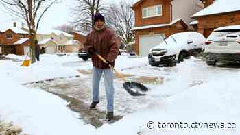 Toronto being hit with first significant snowstorm of the year
