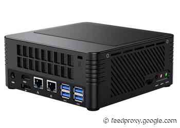 MINISFORUM EliteMini X400 mini PC with Ryzen Pro 4000U