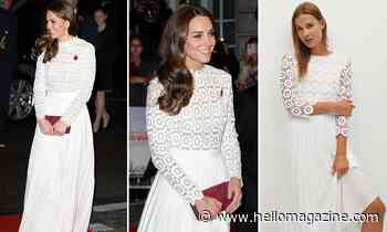 Mango is selling a near-identical version of Kate Middleton's Self Portrait dress