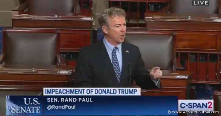 Rand Paul: No One Will Ask Dems Whether They Have Incited Violence with Their Dangerous Rhetoric