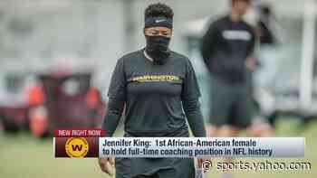 Jennifer King becomes first Black woman to hold full-time NFL coaching job - Yahoo Sports