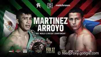 Martinez faces  Arroyo on Canelo vs. Yildirim card on Feb 27th