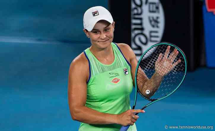 Ashleigh Barty: "We created a bubble to train safely"