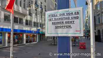 Konsumklima: Verbraucherstimmung bricht im harten Lockdown regelrecht ein