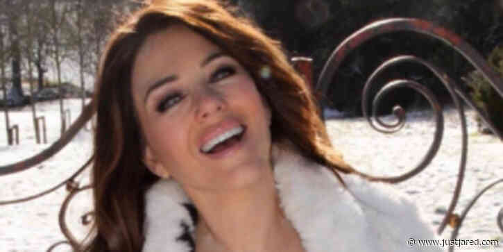 Elizabeth Hurley Reveals Who Took These Racy Photos of Her in the Snow!