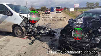 Schianto frontale sulla Gioia-Putignano: deceduto 53enne - Il Quotidiano Italiano - Bari