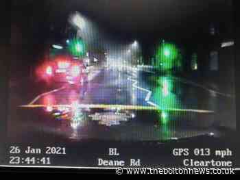 Police catch new driver stopped on crossing