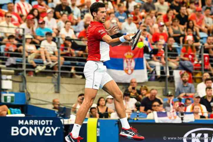 Novak Djokovic kicks off the season against Denis Shapovalov