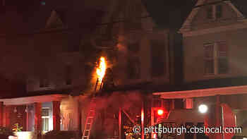 Fire Crews Battle House Fire In Sheraden