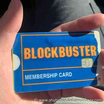 Blockbuster Video Credit Card Skin