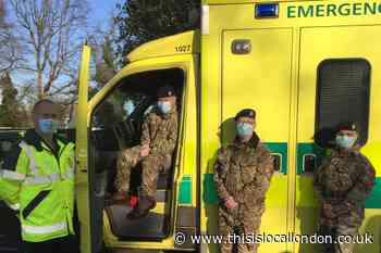 South East ambulance crews grateful for army's Covid support