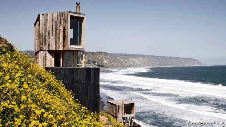 Croxatto and Opazo Architects perches timber-clad cabins on coastal hillside in Chile
