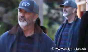 Maskless Mel Gibson flouts COVID rules by not wearing face-covering and ignoring social distancing
