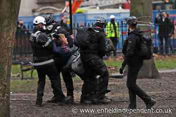 HS2 protesters evicted from central London park - Enfield Independent