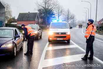 Politie controleert aan de grens: “Tot vrijdag waarschuwing, daarna pv’s”