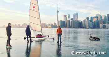 Toronto man who made his own ice sail goes viral on TikTok with adventure videos - blogTO