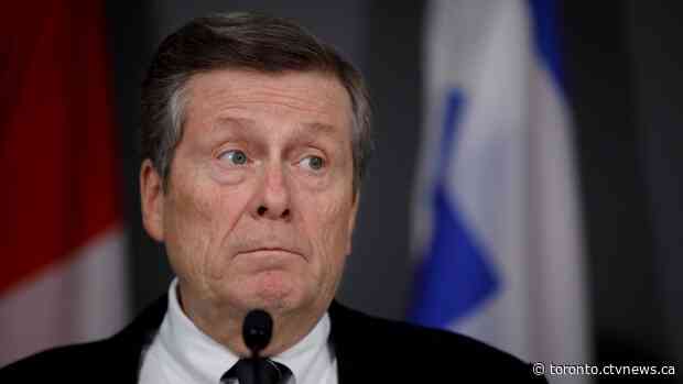 Toronto mayor says it could be time to begin discussions around eventual reopening of city - CTV Toronto