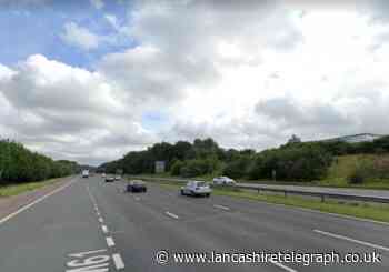Lorry fire closes part of M61