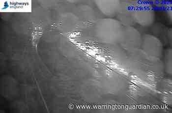 Section of M56 closed after 'serious collision'